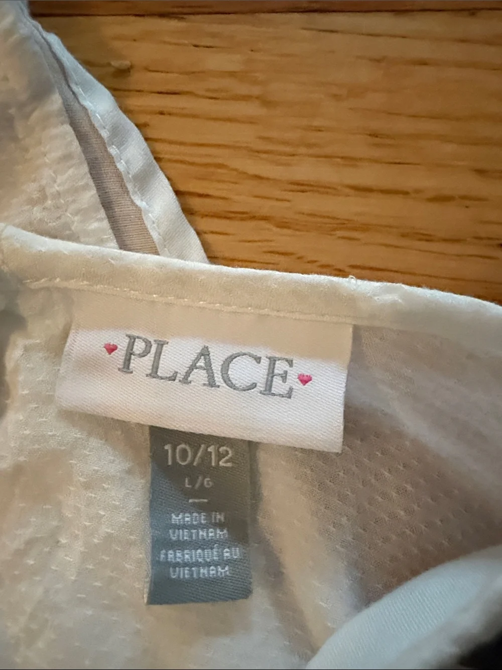 The Childrens Place lightweight white